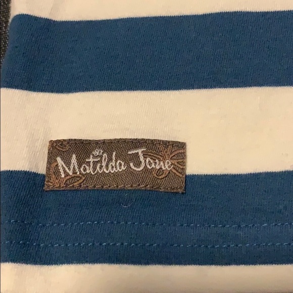 Matilda Jane Paddle Boat Wide Stripe Tee Girls 2 - Picture 6 of 7